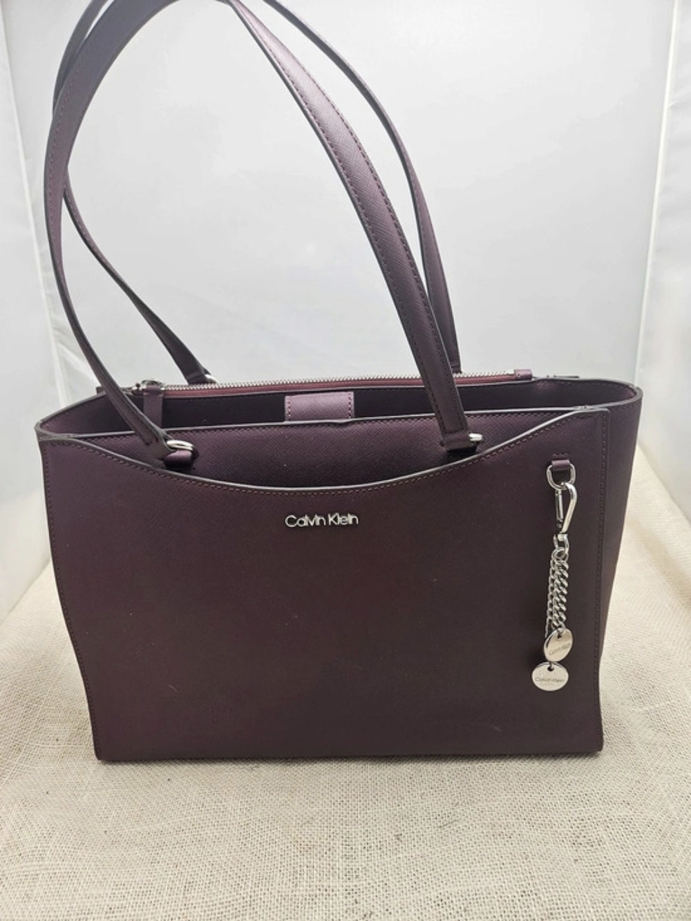 Calvin Klein Purple Tote Bag